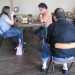 Admirez les chaussettes